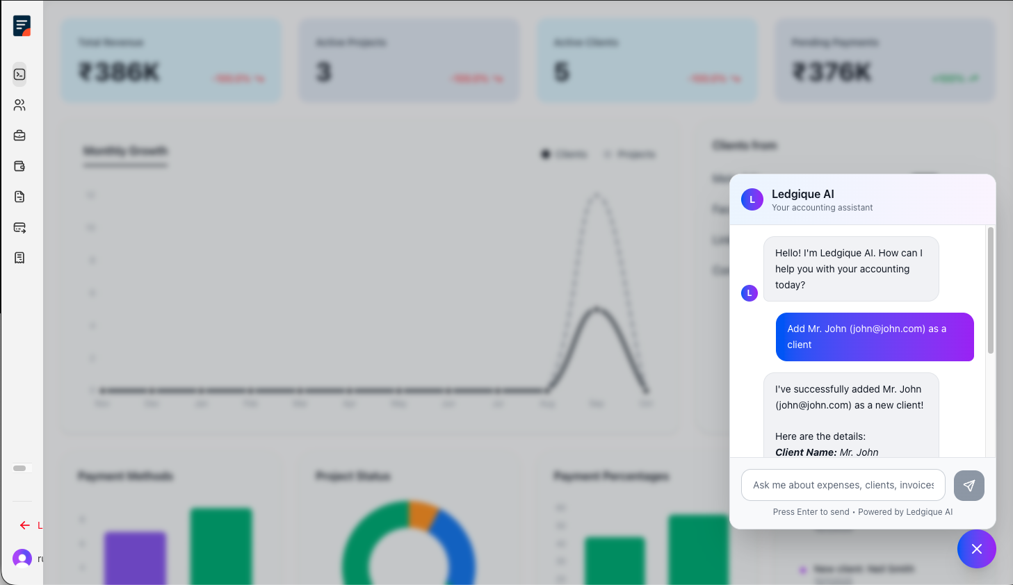 Ledgique screenshot 2