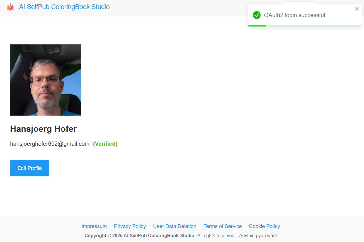 AI SelfPub ColoringBook Studio screenshot 3