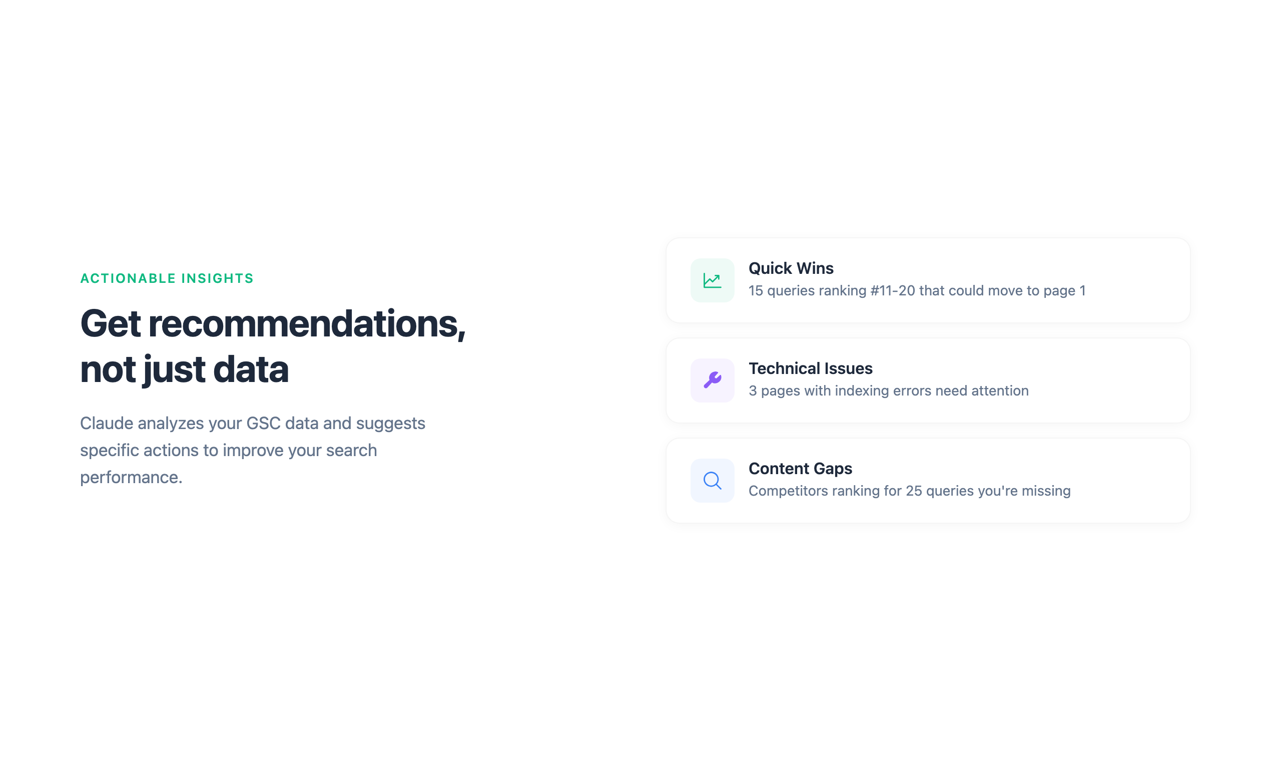 Ekamoira Google Search Console MCP screenshot 5