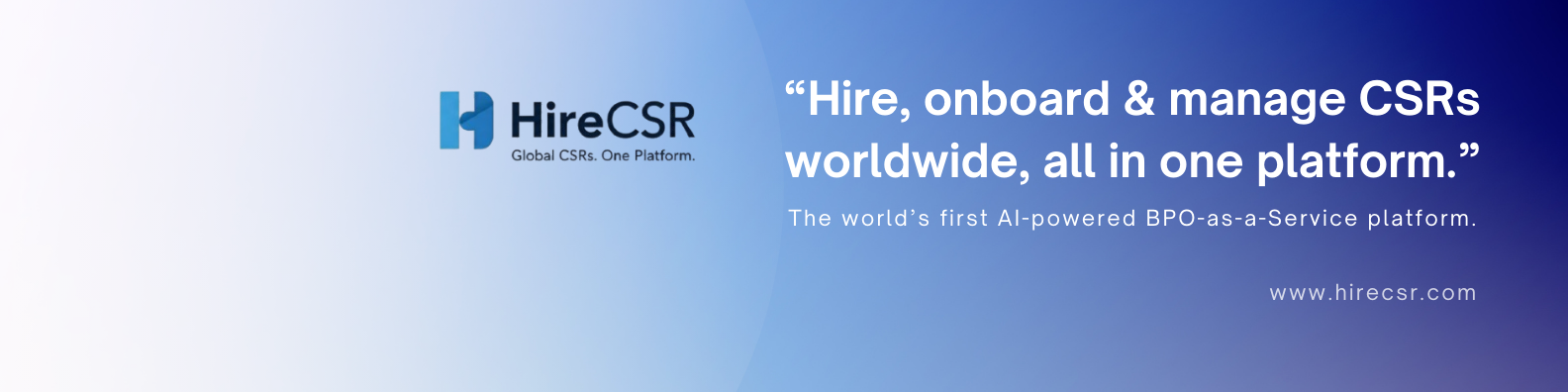 HireCSR - Global CSRs, One Platform screenshot 2