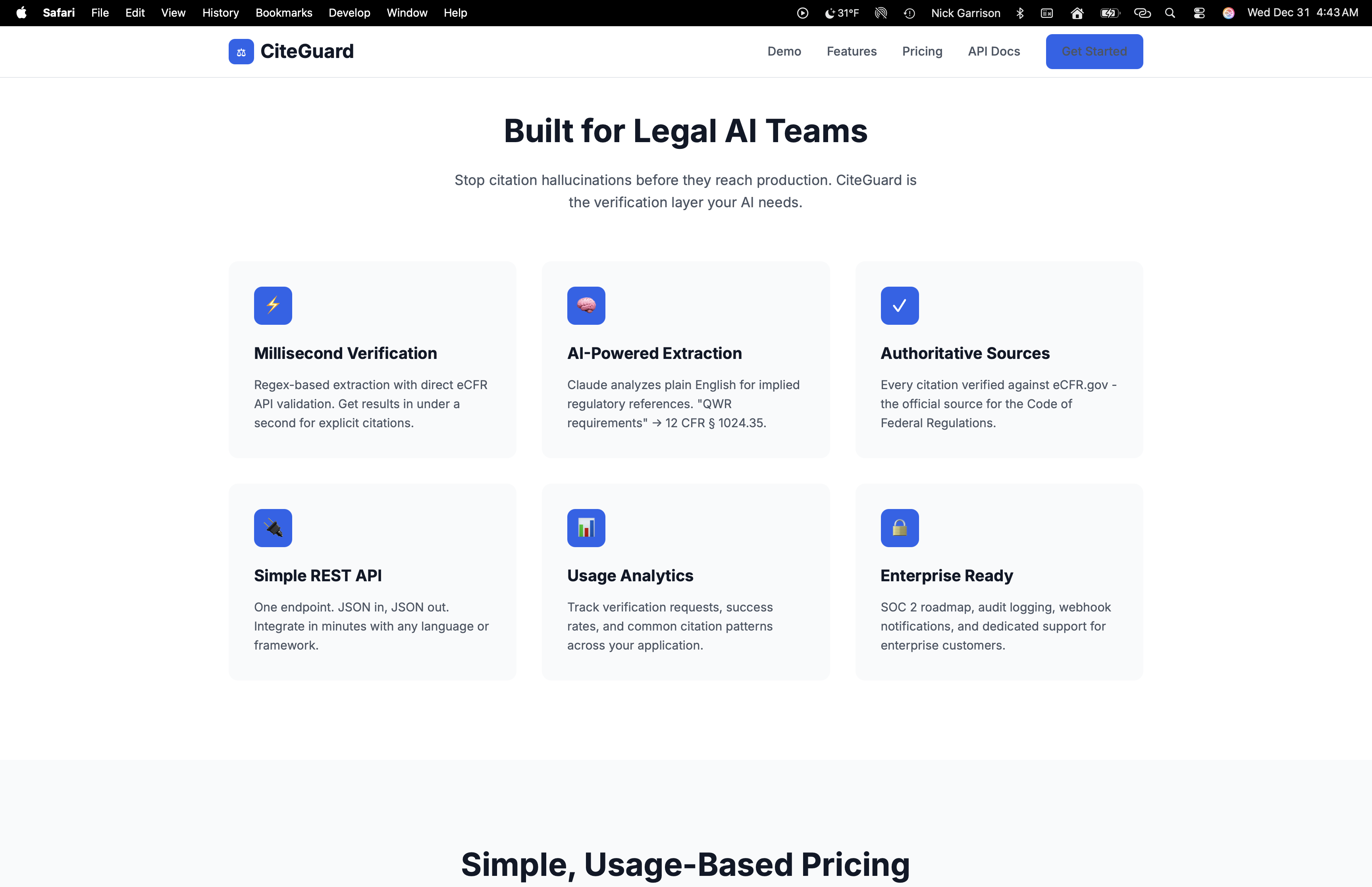 CiteGuard screenshot 1