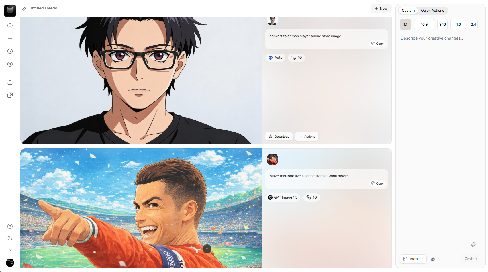 AyeCreate V2 screenshot 2