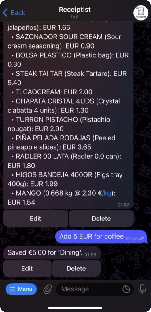 Receiptist screenshot 6