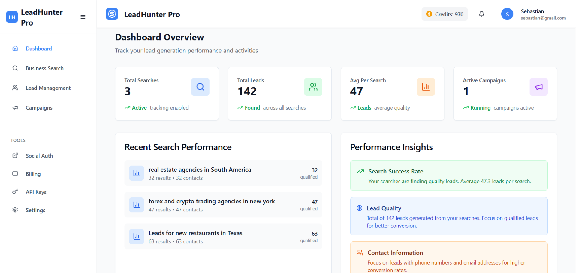 LeadHunter Pro screenshot 3