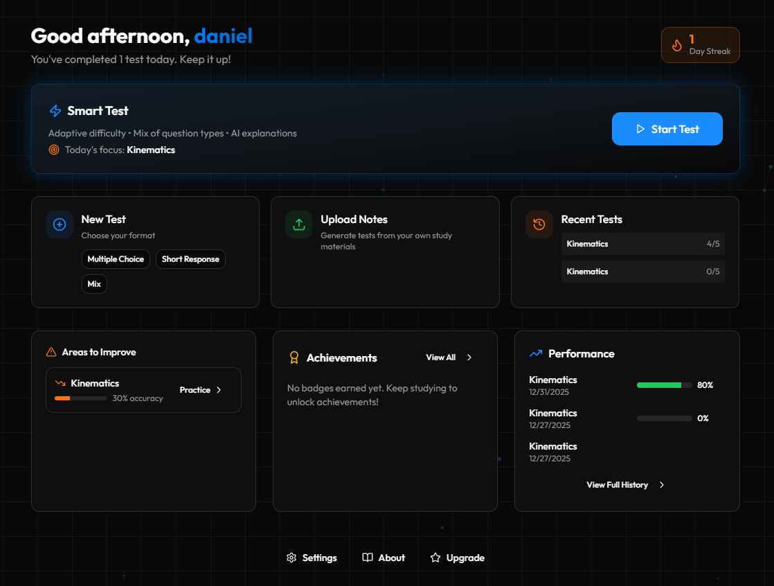 TestGen screenshot 3