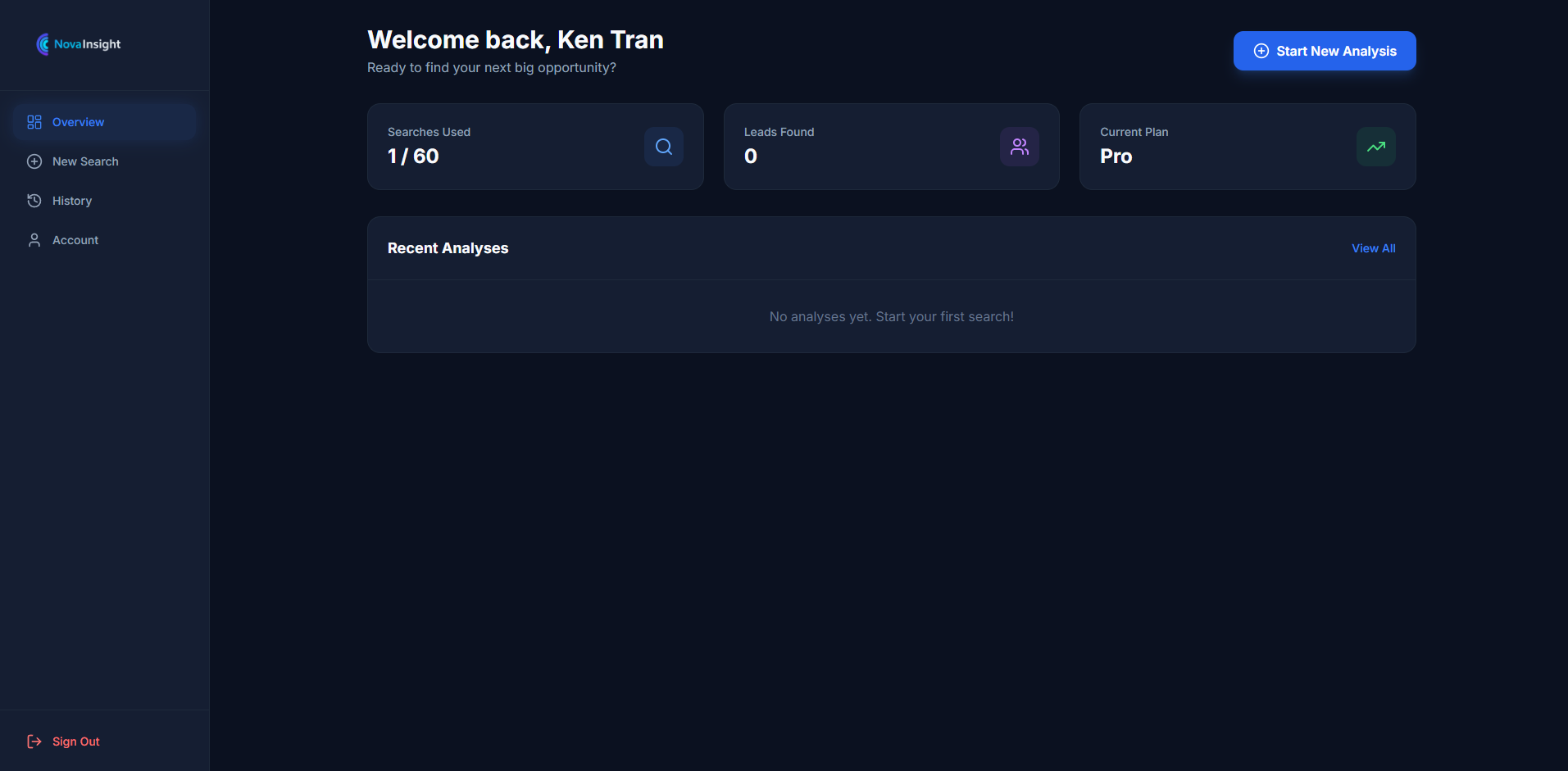 NovaInsight screenshot 2