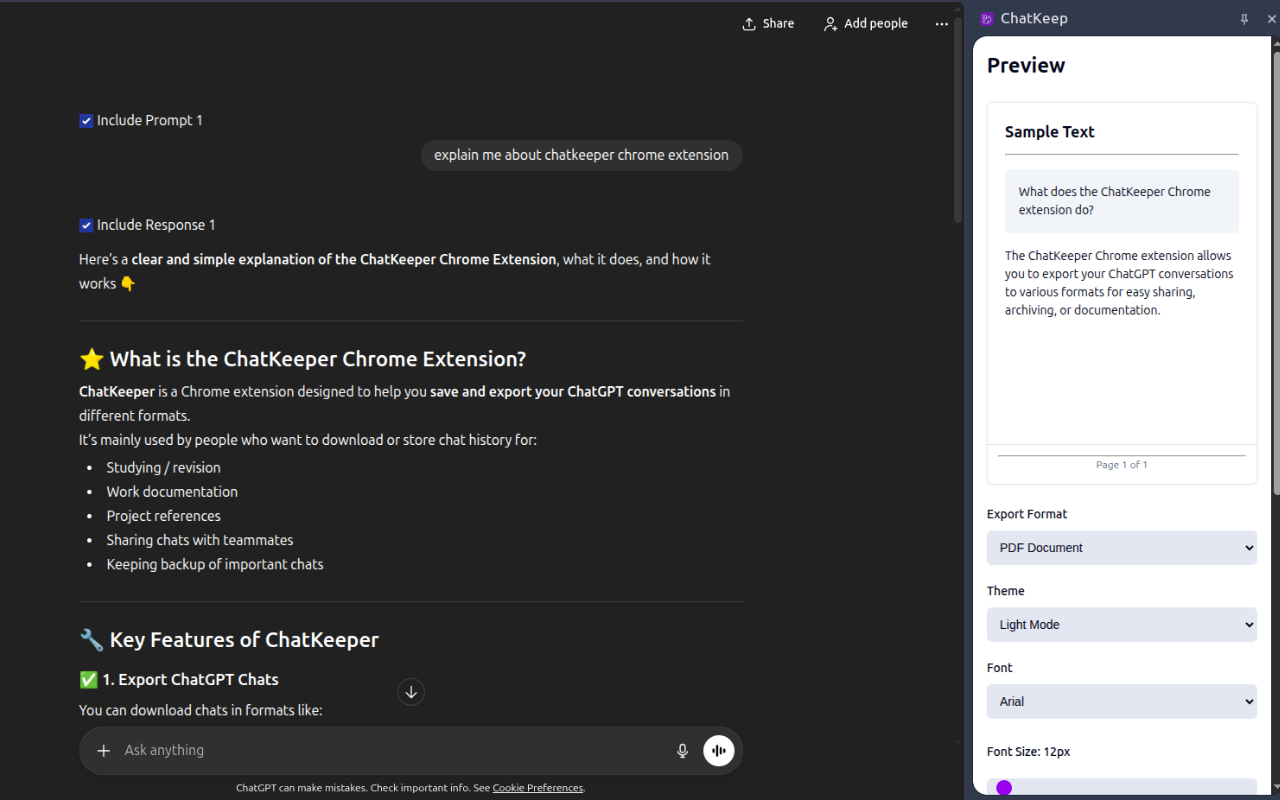Chatkeeper screenshot 2