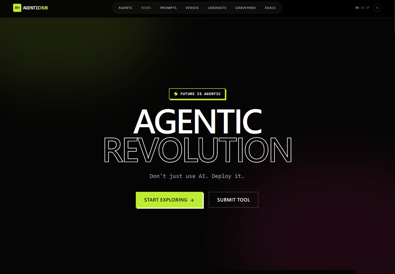 Agentic AI Hub screenshot 1