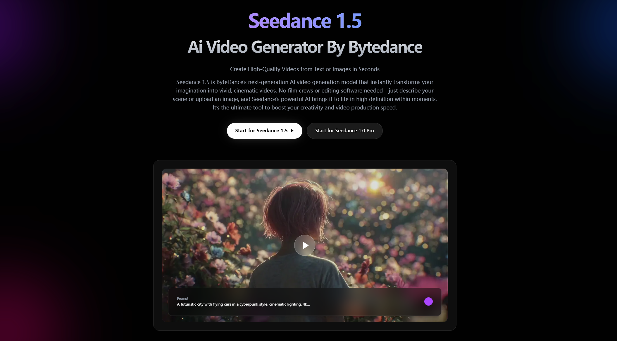Seedance 1.5 Pro Ai Video Generator screenshot 2