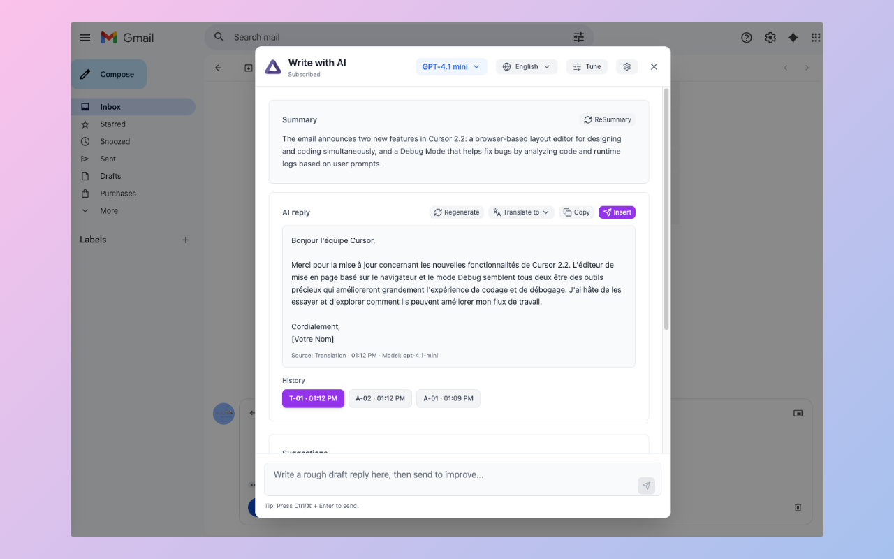 ChatGPT for Gmail — AI Email Assistant screenshot 3