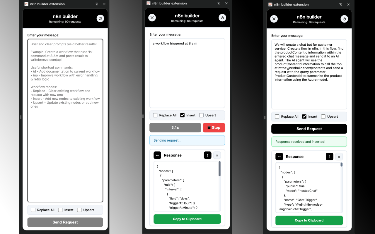 n8n Builder – AI-Powered Assistant screenshot 2