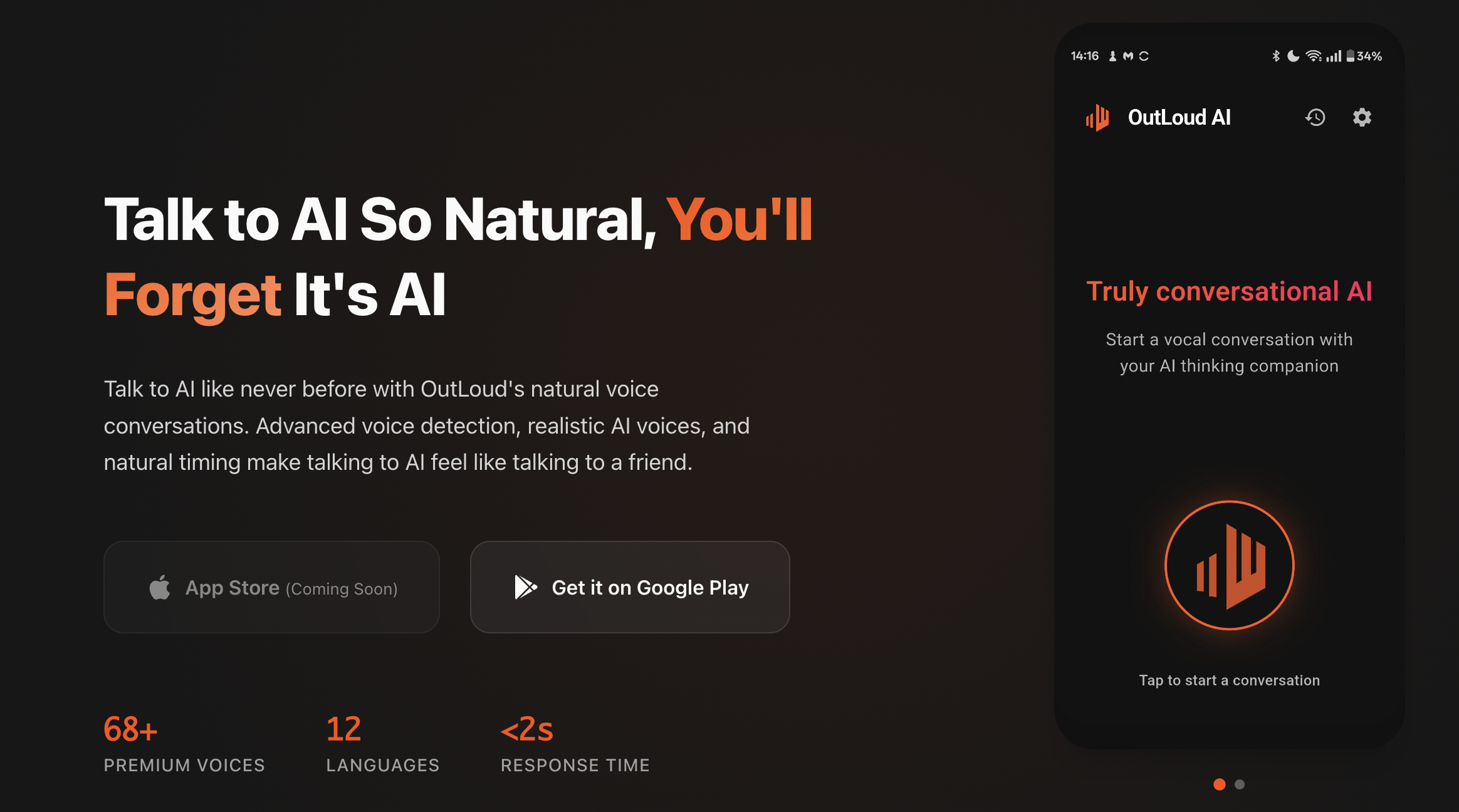 Outloud AI screenshot 1