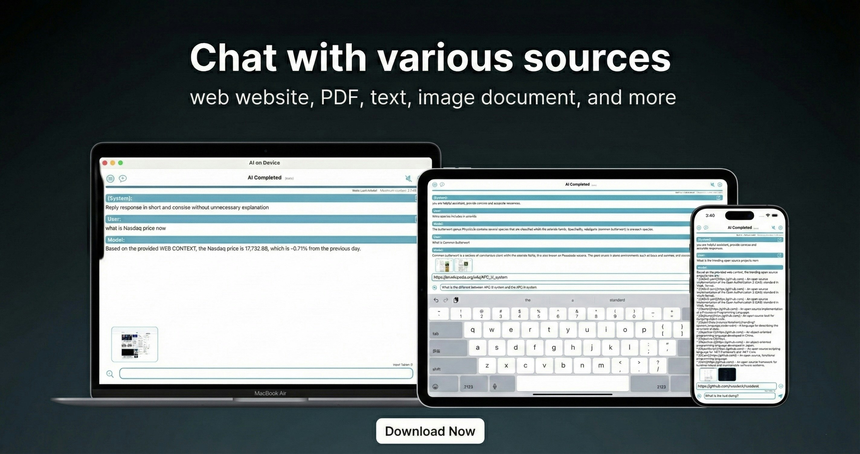 OnDevice AI: Private Knowledge Libraries screenshot 1
