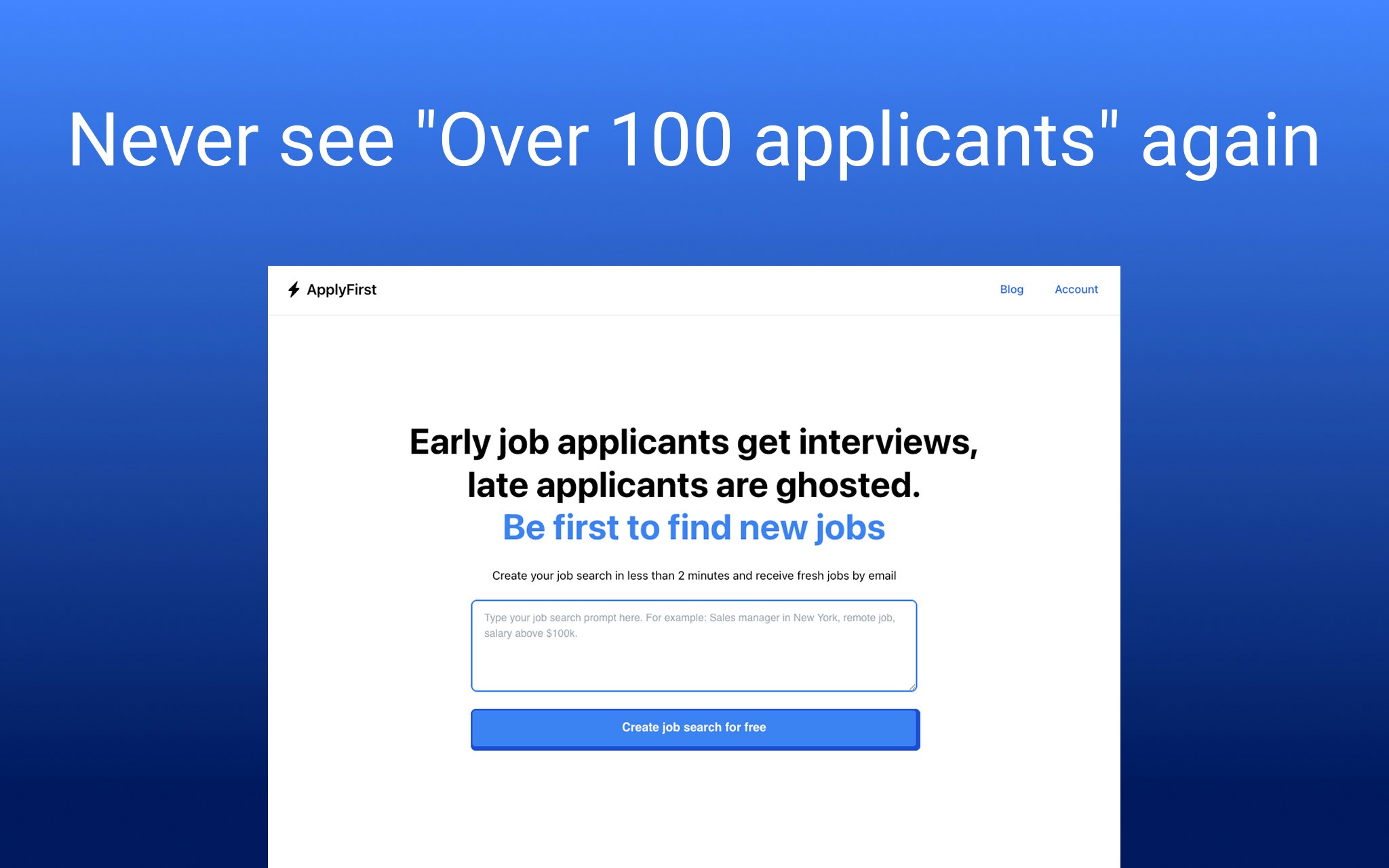 ApplyFirst screenshot 2