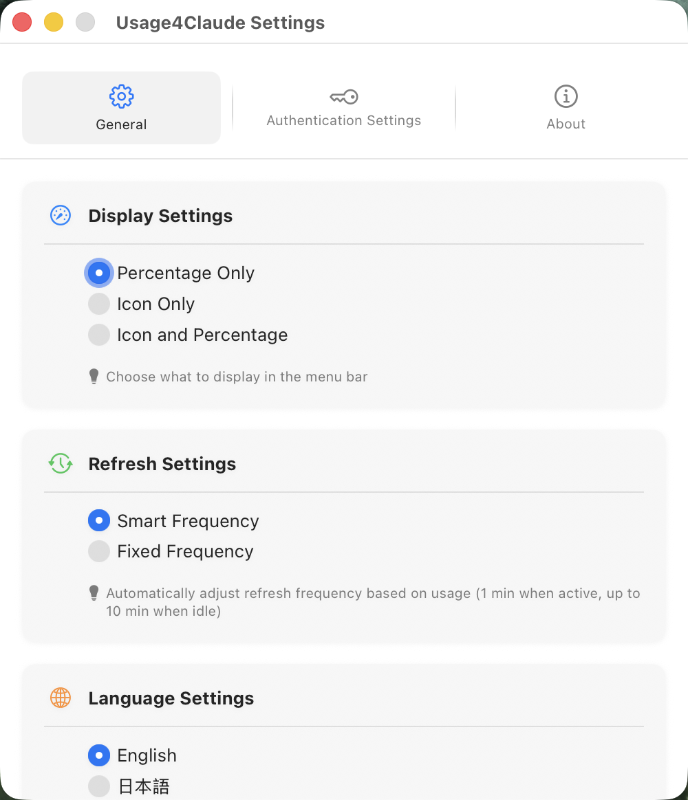 Usage4Claude screenshot 3