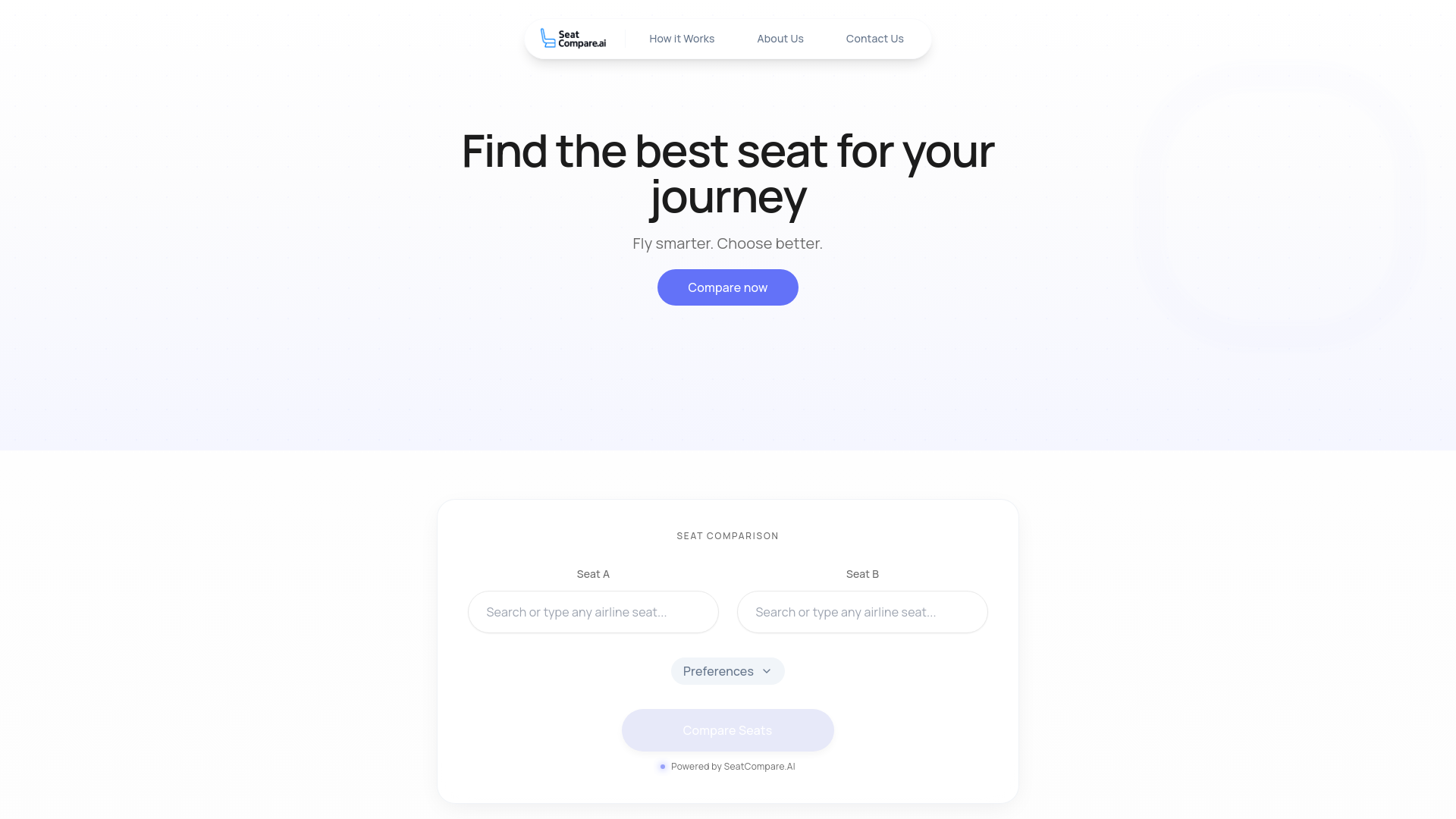 SeatCompare.ai screenshot 1