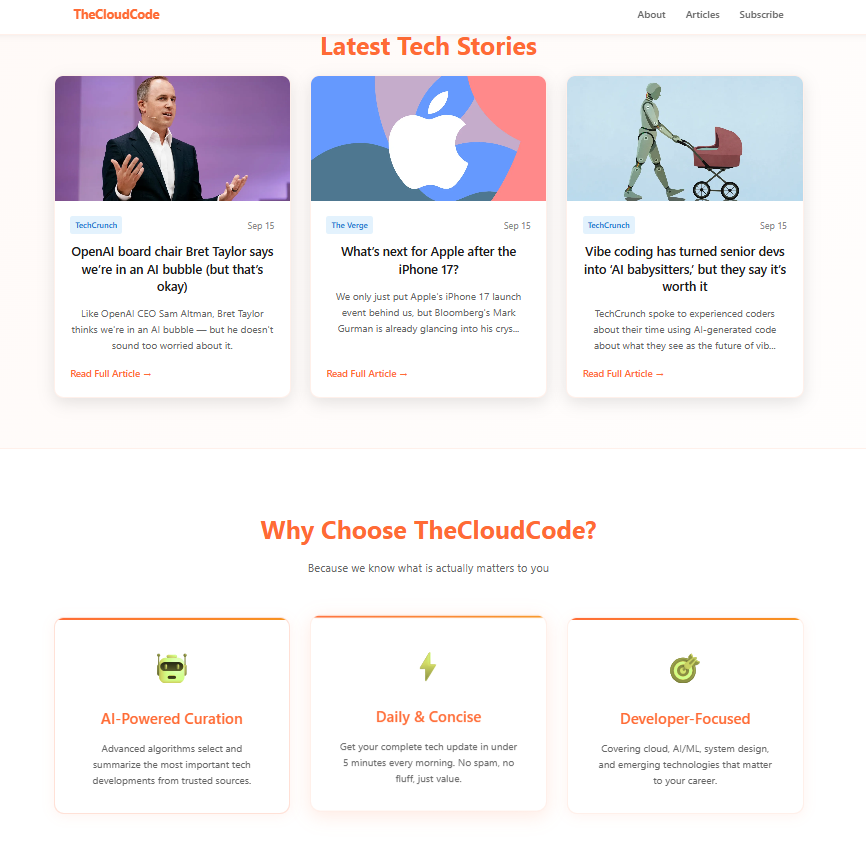 TheCloudCode screenshot 2