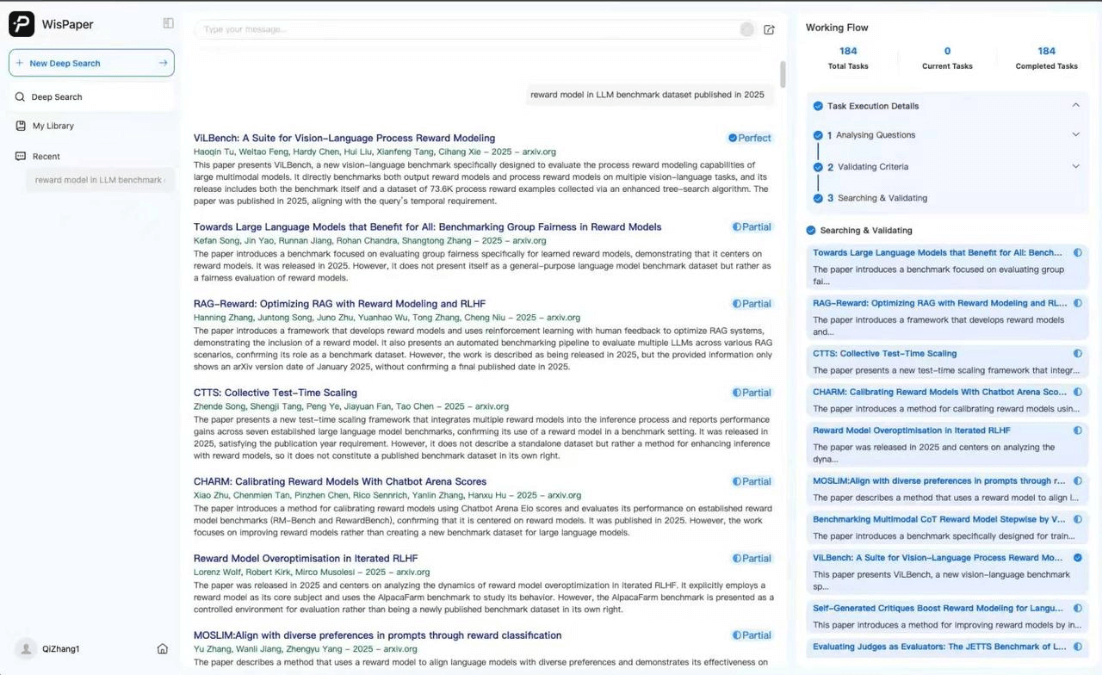 WisPaper screenshot 2