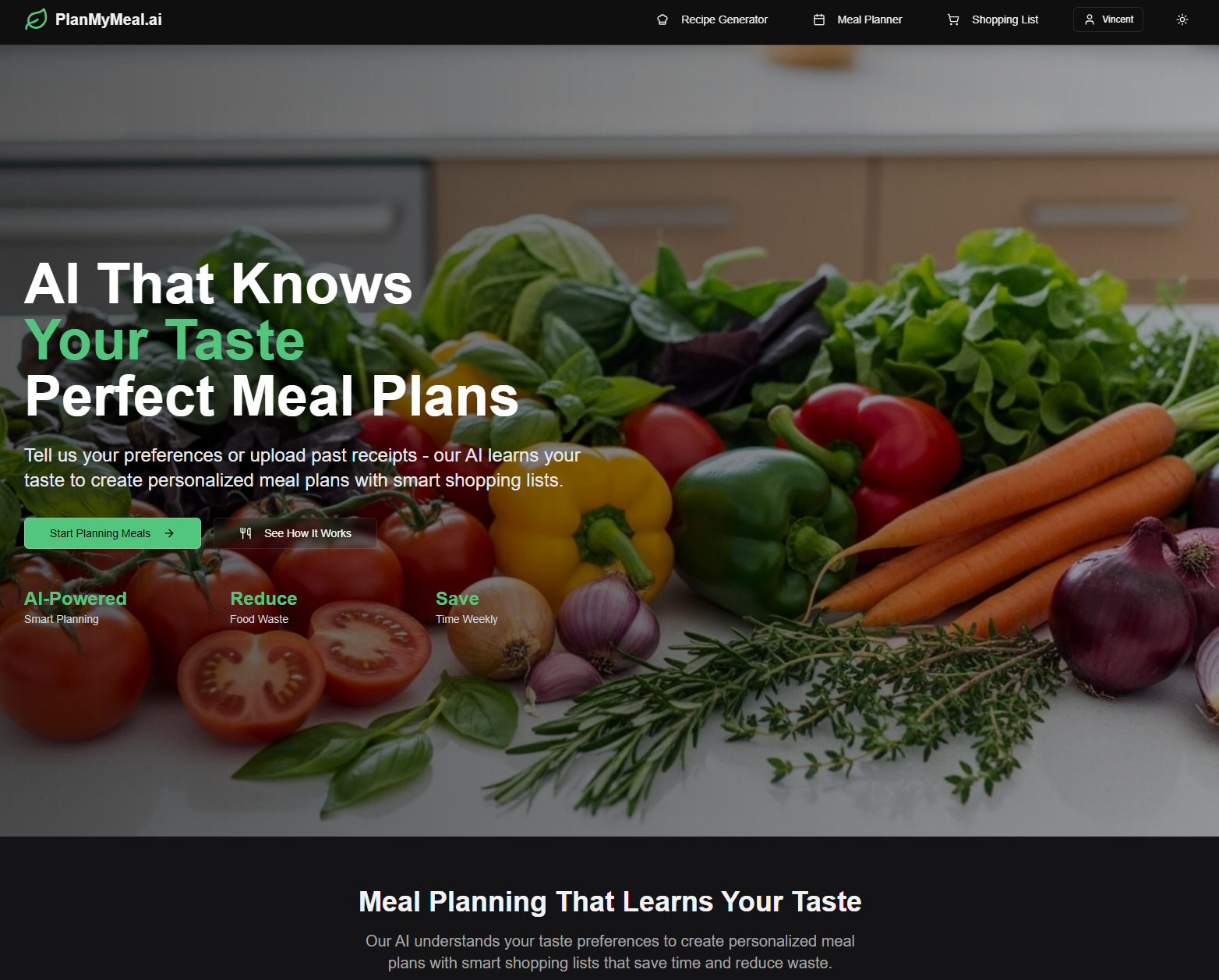 PlanMyMeal.ai screenshot 1