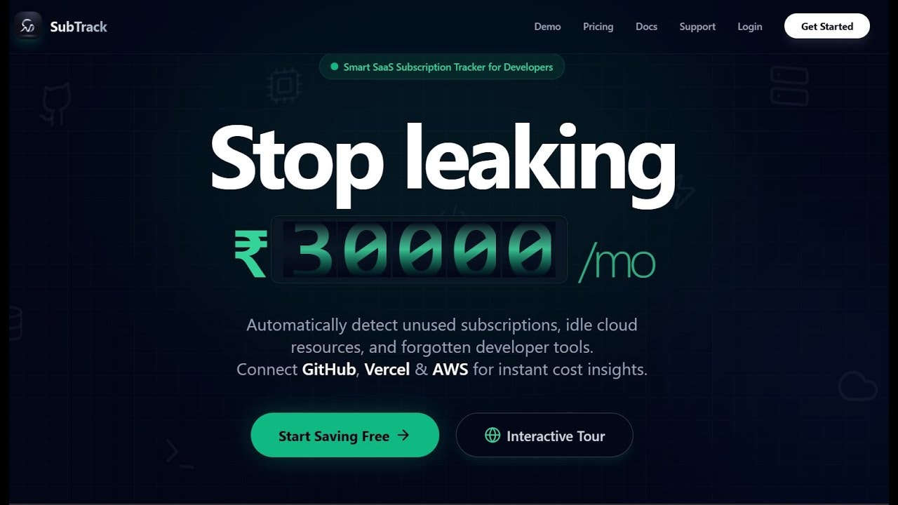 SubTrack screenshot 2