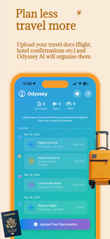 Odyssey: AI Travel Assistant screenshot 4