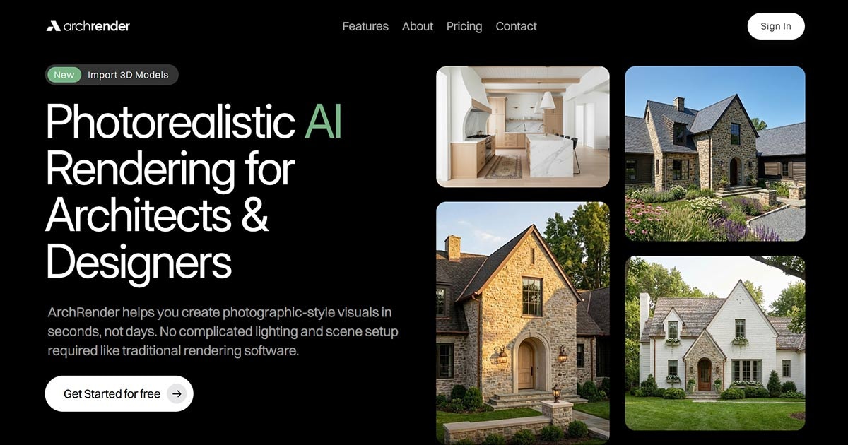 ArchRender screenshot 1