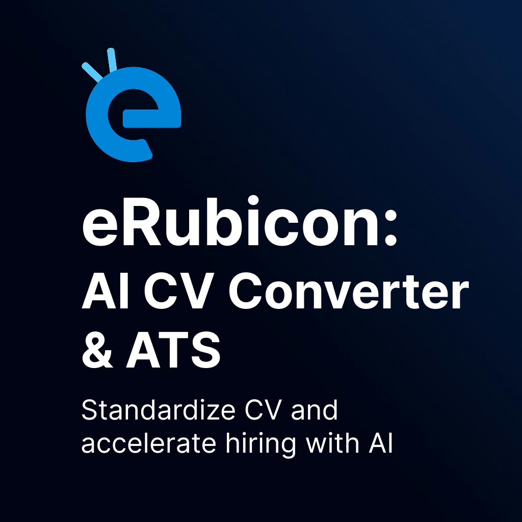 eRubicon — AI CV Converter & ATS screenshot 1