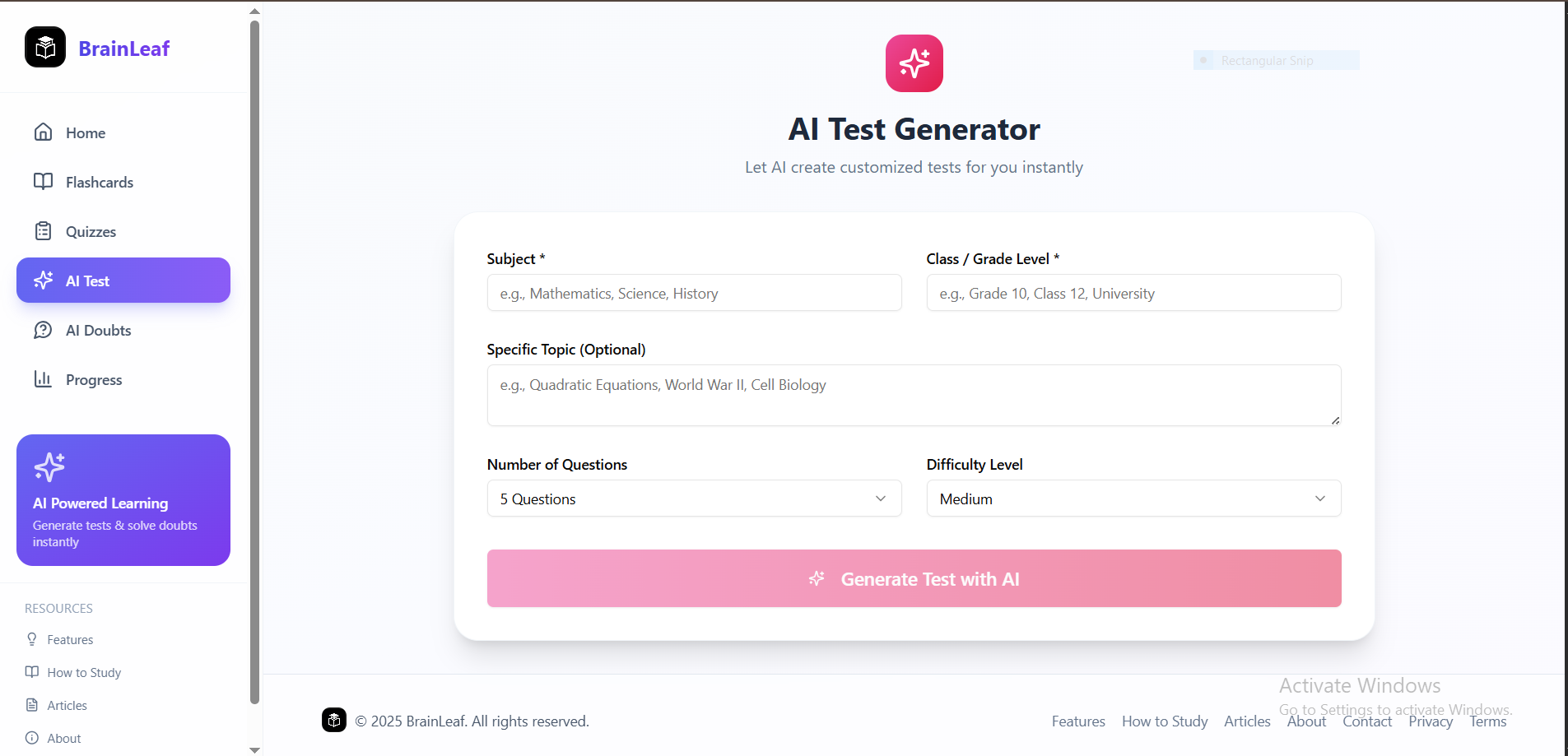 BrainLeaf screenshot 4