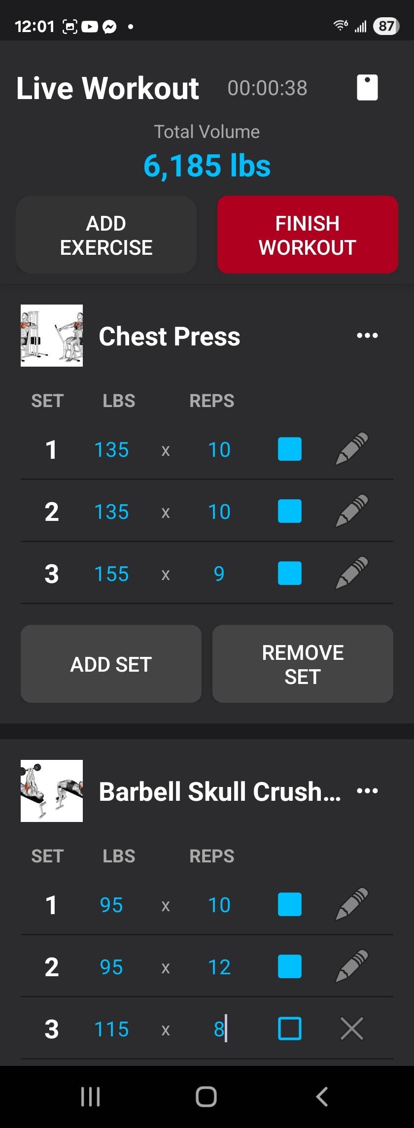 NextEdge Workout Tracker screenshot 3