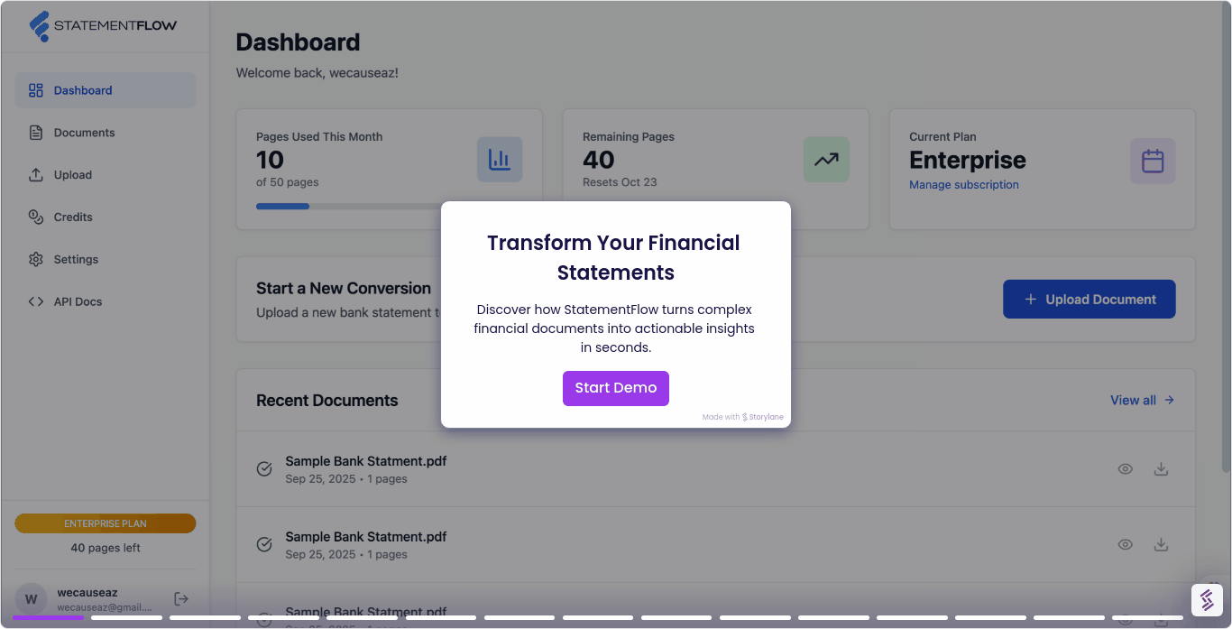 Statement Flow screenshot 7