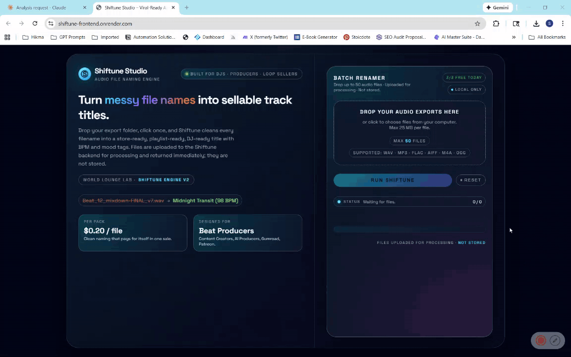Shiftune Studio screenshot 2