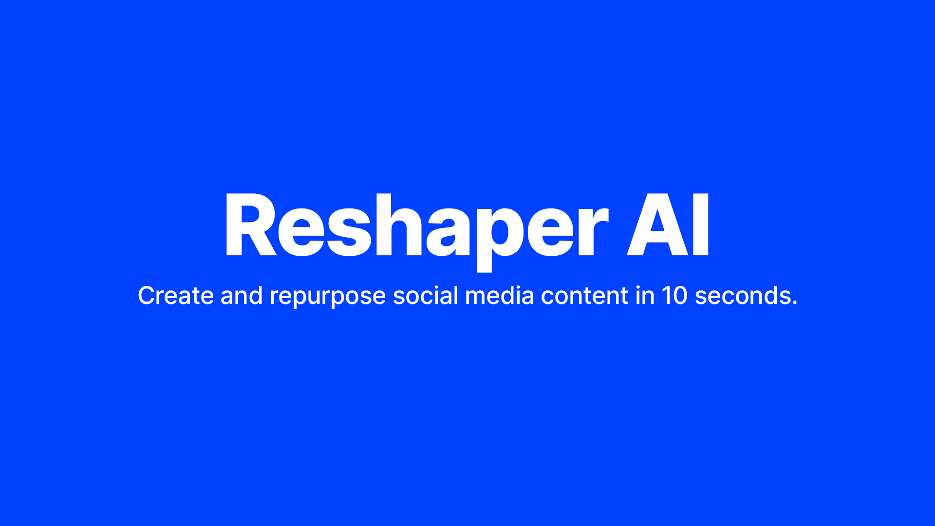 Reshaper AI screenshot 1