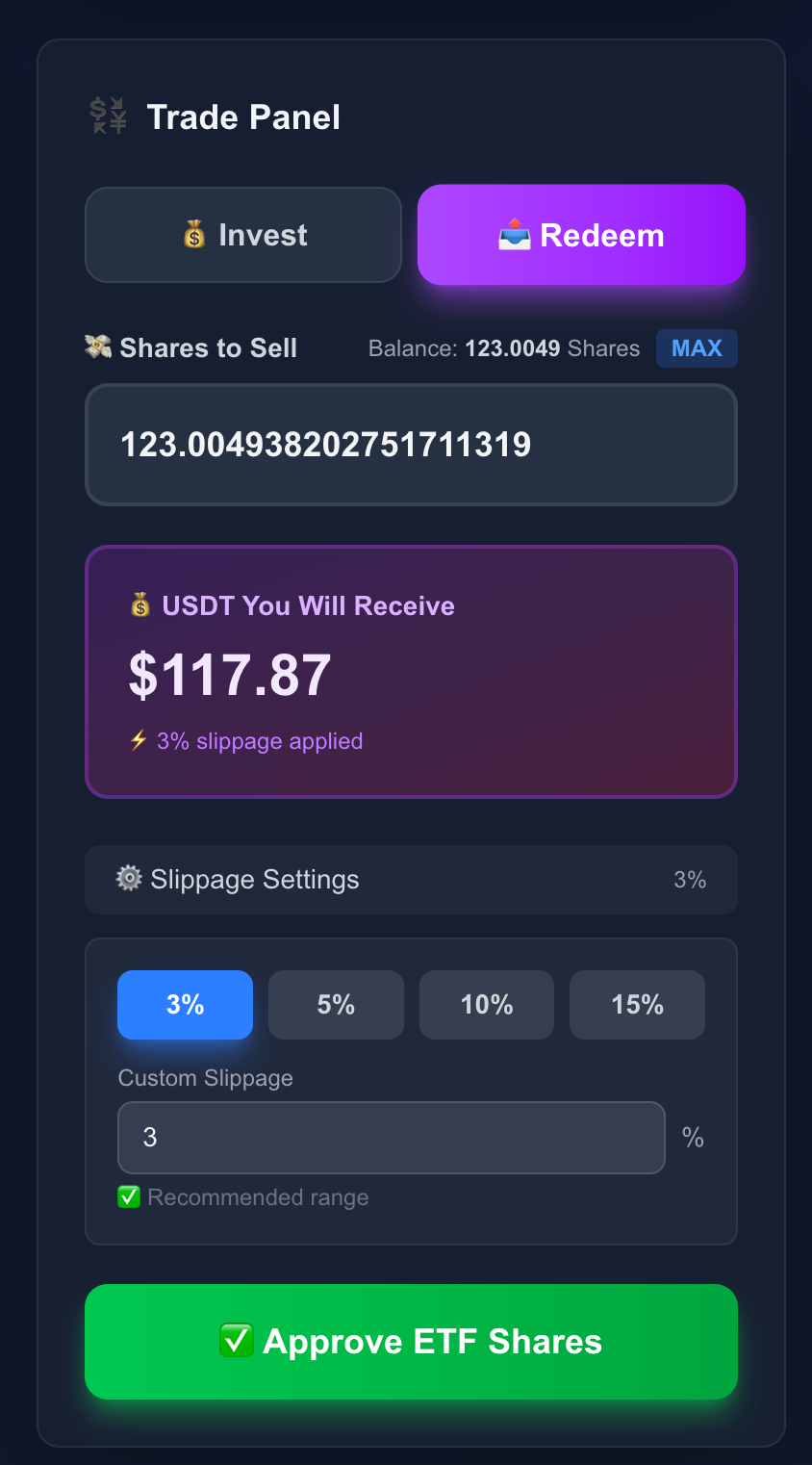 BlockETF screenshot 4