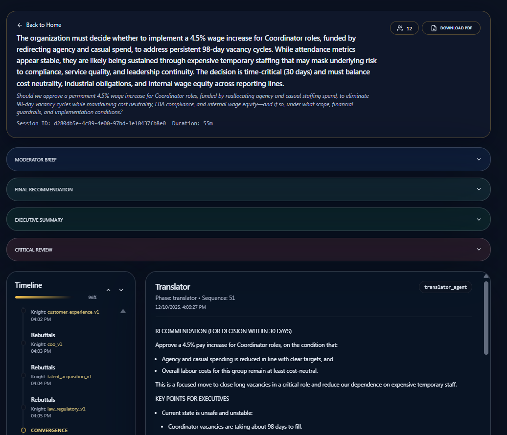 Crucible - Your AI Braintrust screenshot 3
