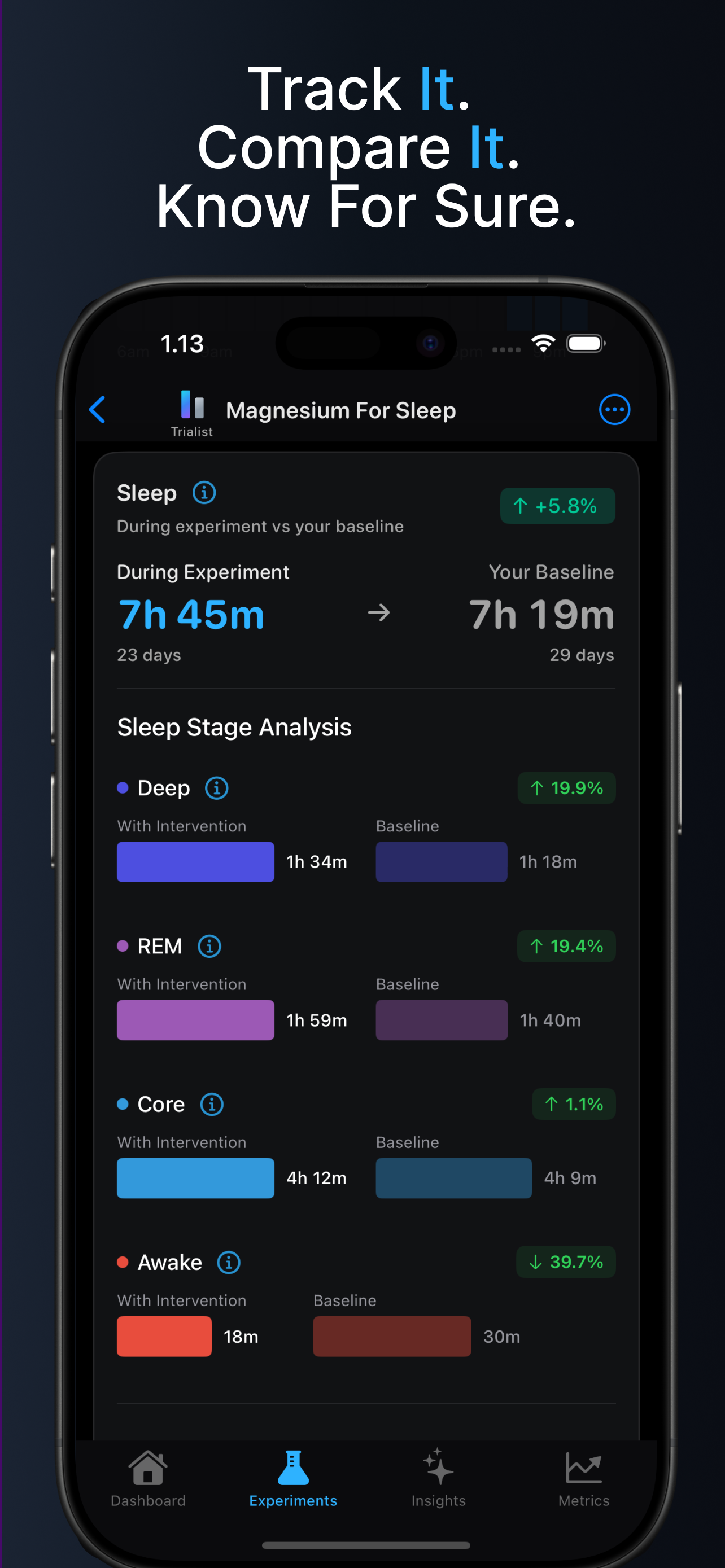 Trialist — Health Experiments screenshot 2