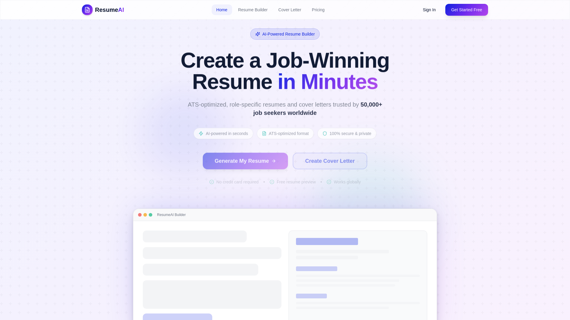 Resume AI screenshot 1