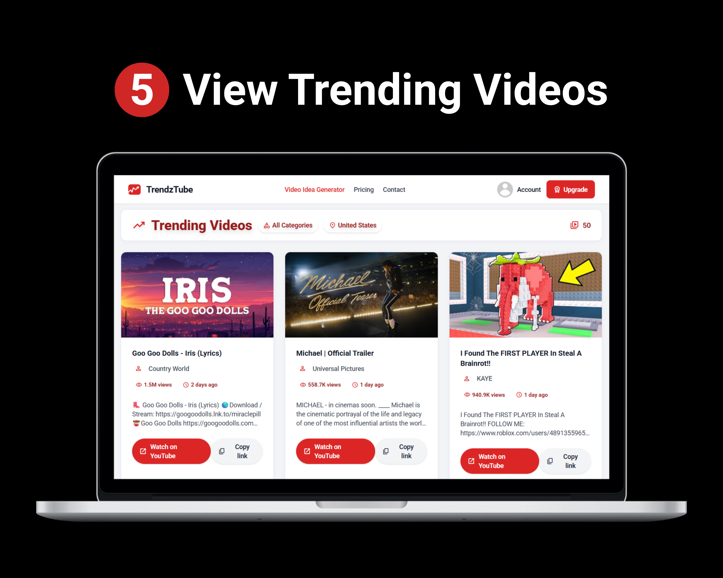 TrendzTube  screenshot 7