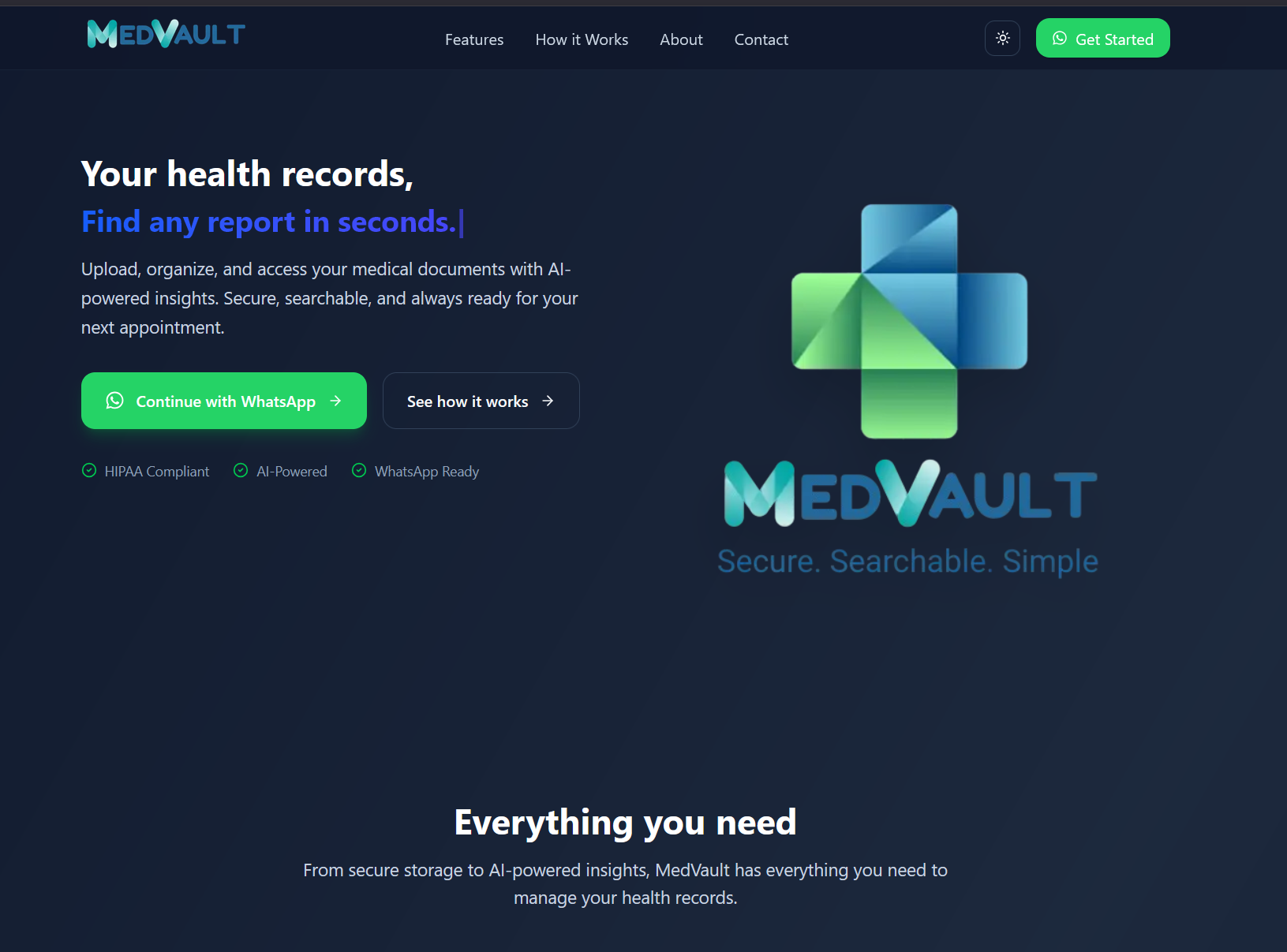 MedVault screenshot 3