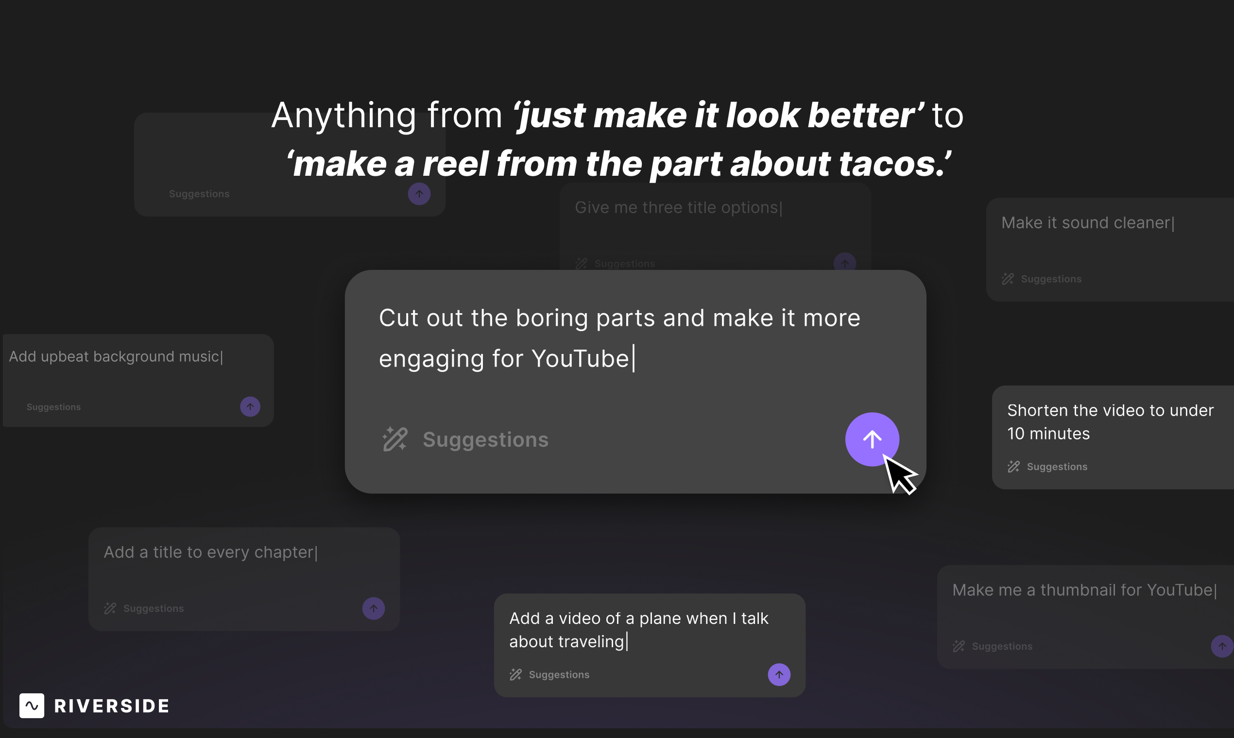 Chat-Based Editing by Riverside screenshot 2