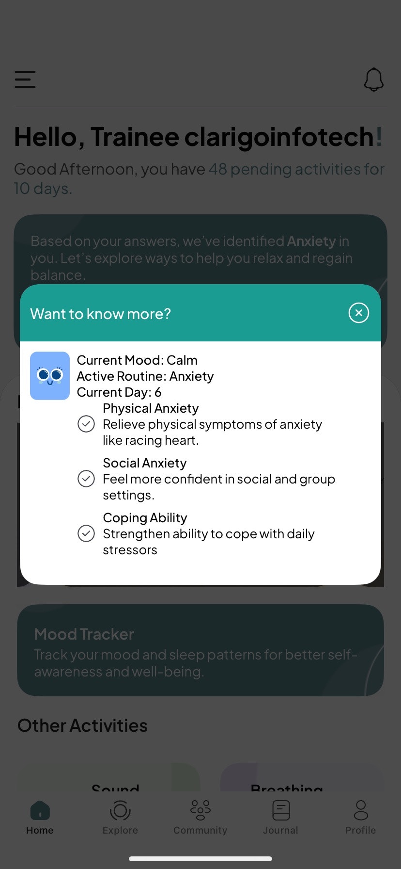 Soothfy Ai Mental Routine screenshot 5
