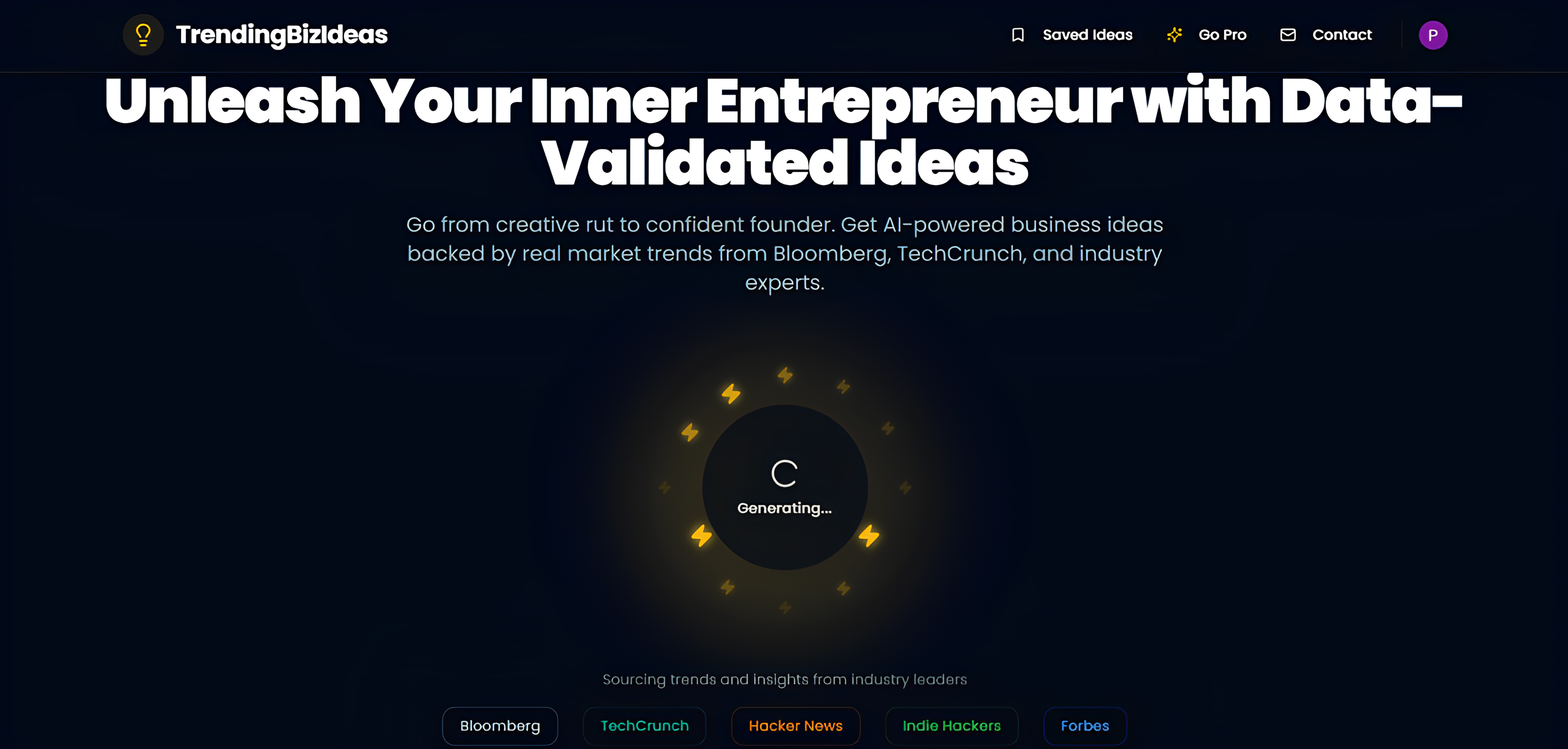 TrendingBizIdeas screenshot 2