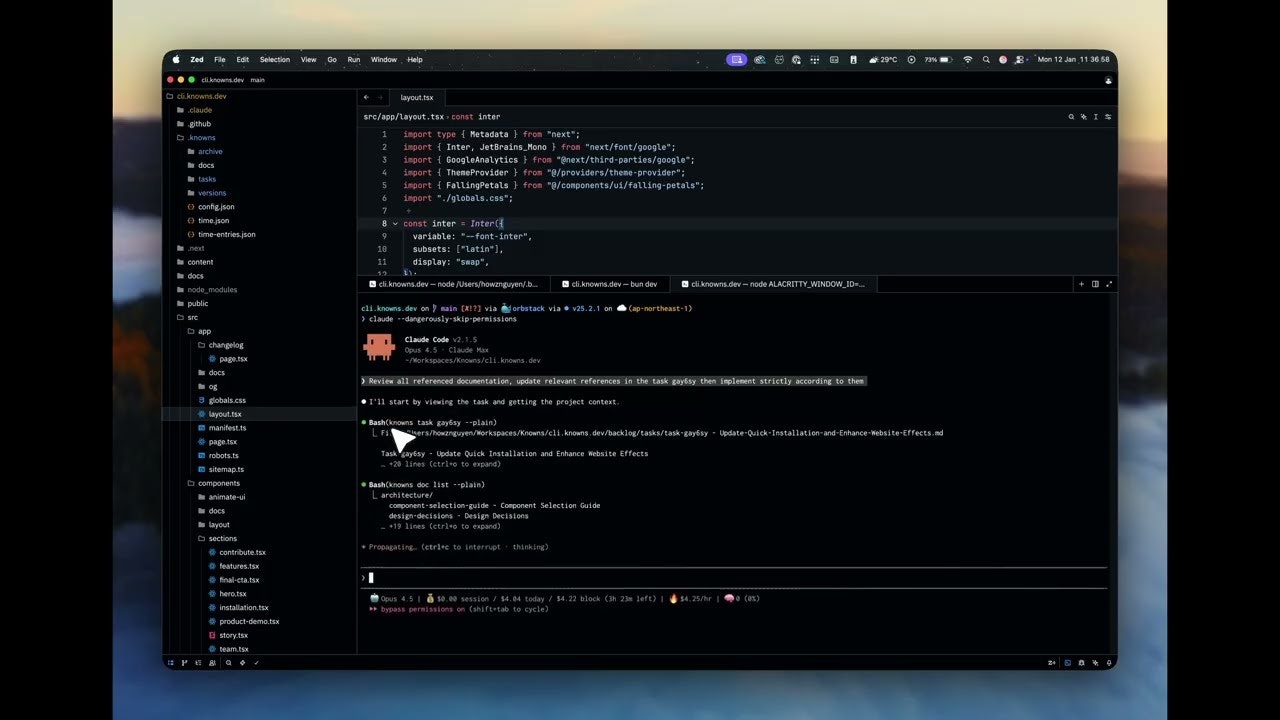 Knowns CLI screenshot 10