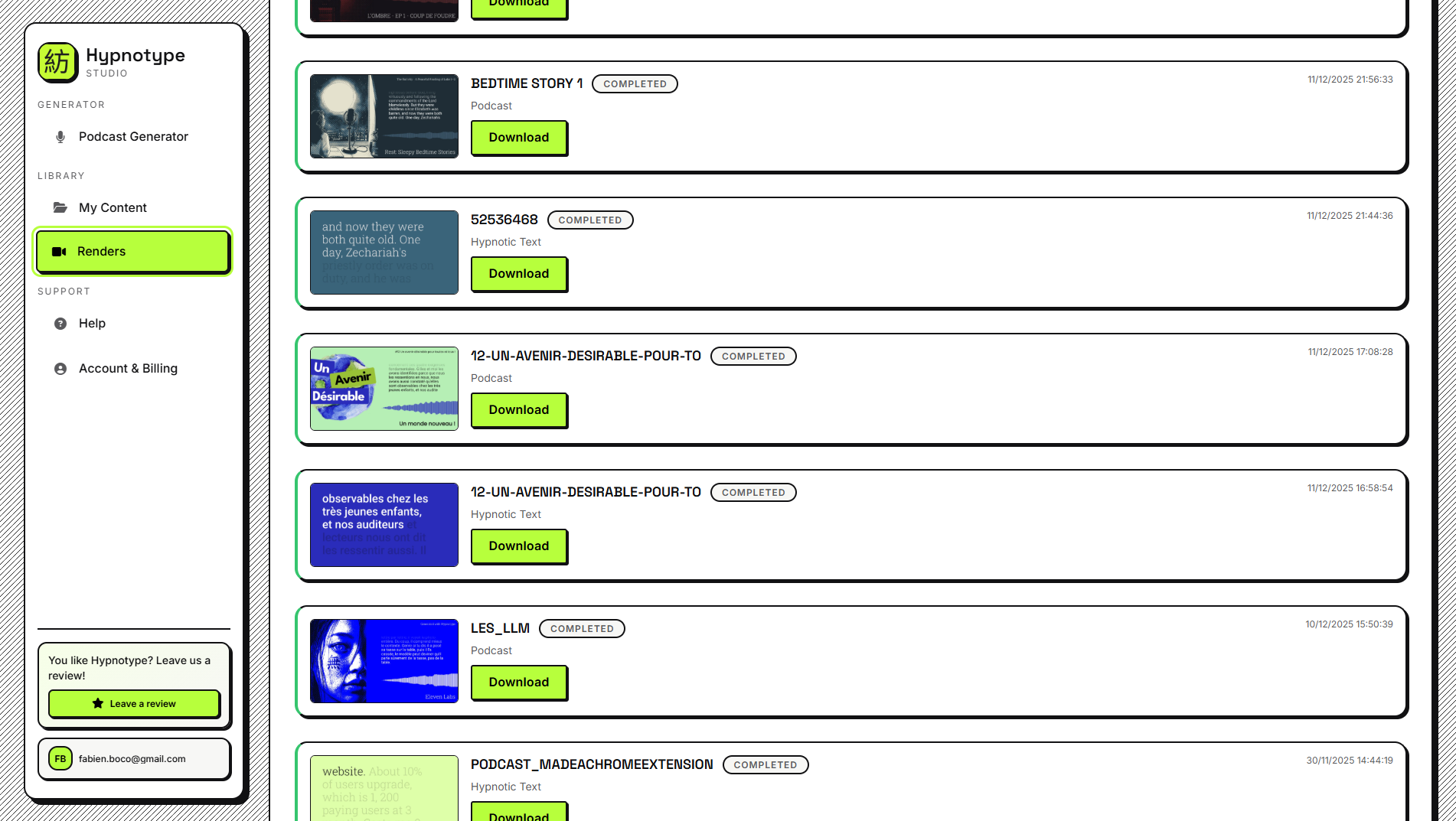 Hypnotype screenshot 4