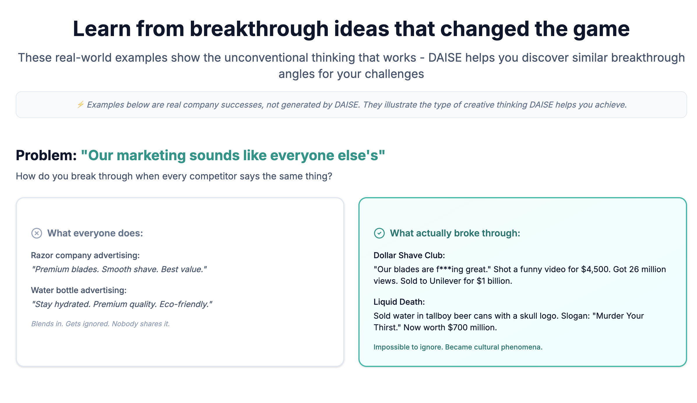 DaisE - Get ideas you'd never think of! screenshot 3