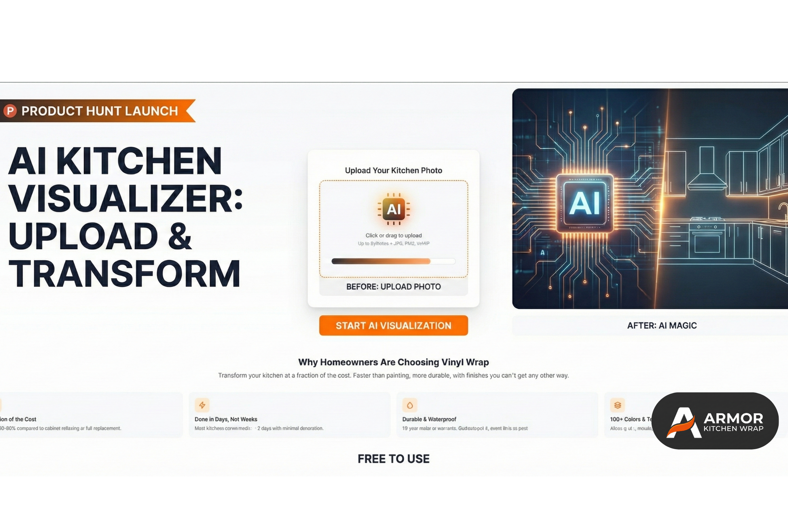AI Kitchen Cabinet Visualizer screenshot 3