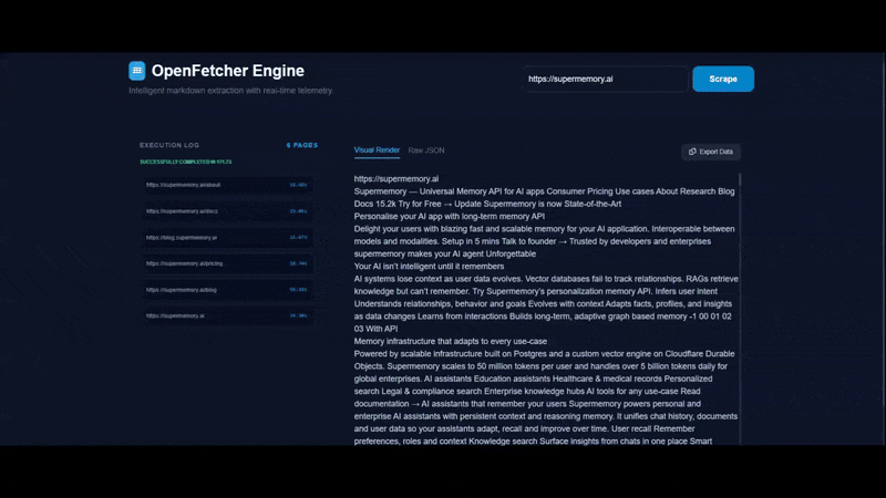 OpenFetcher screenshot 1