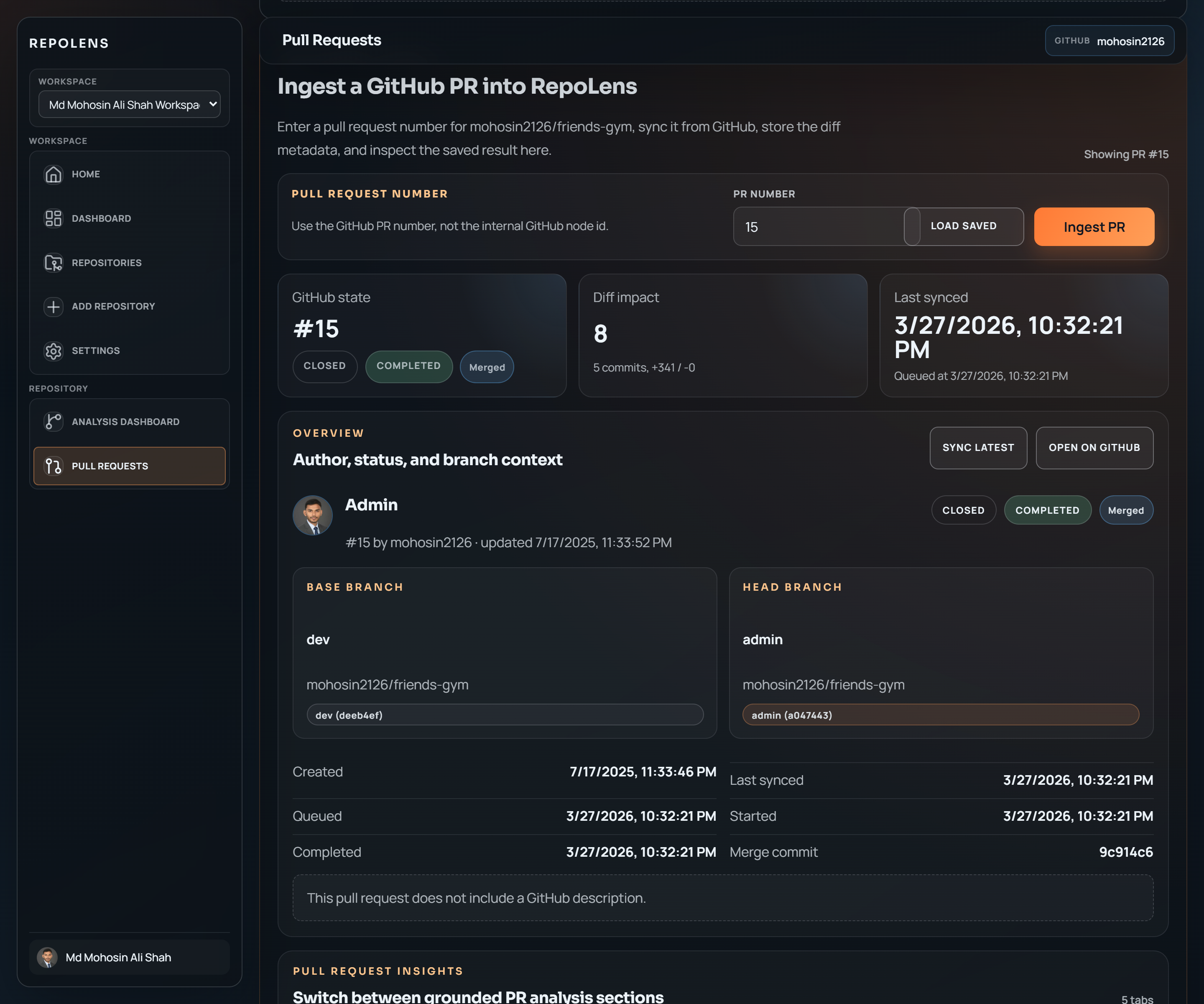 RepoLens screenshot 7