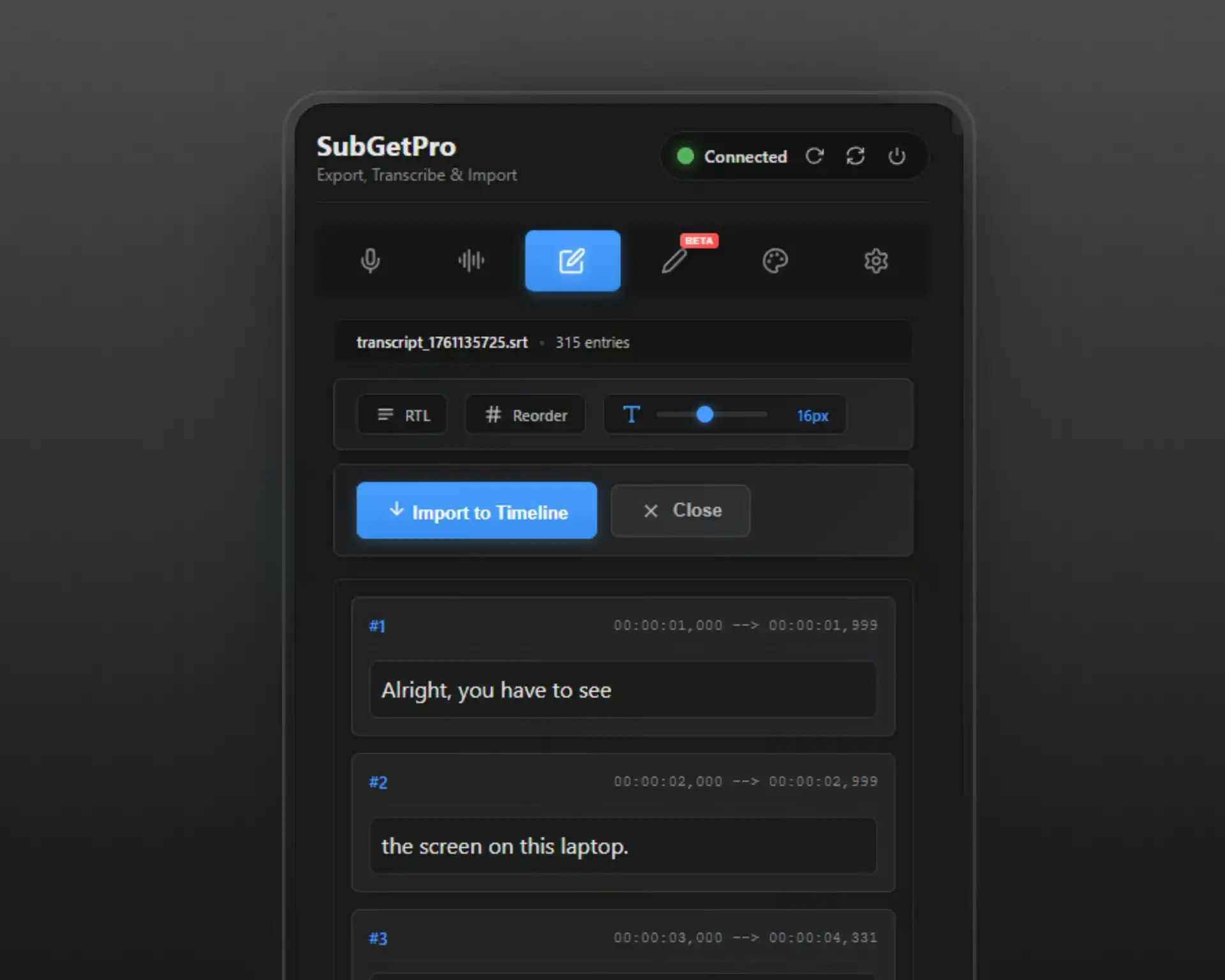 SubGetPro V2 screenshot 2