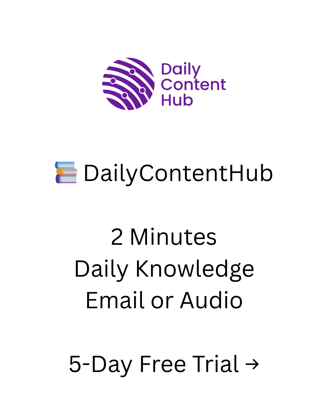 DailyContentHub - One insight per day. screenshot 1