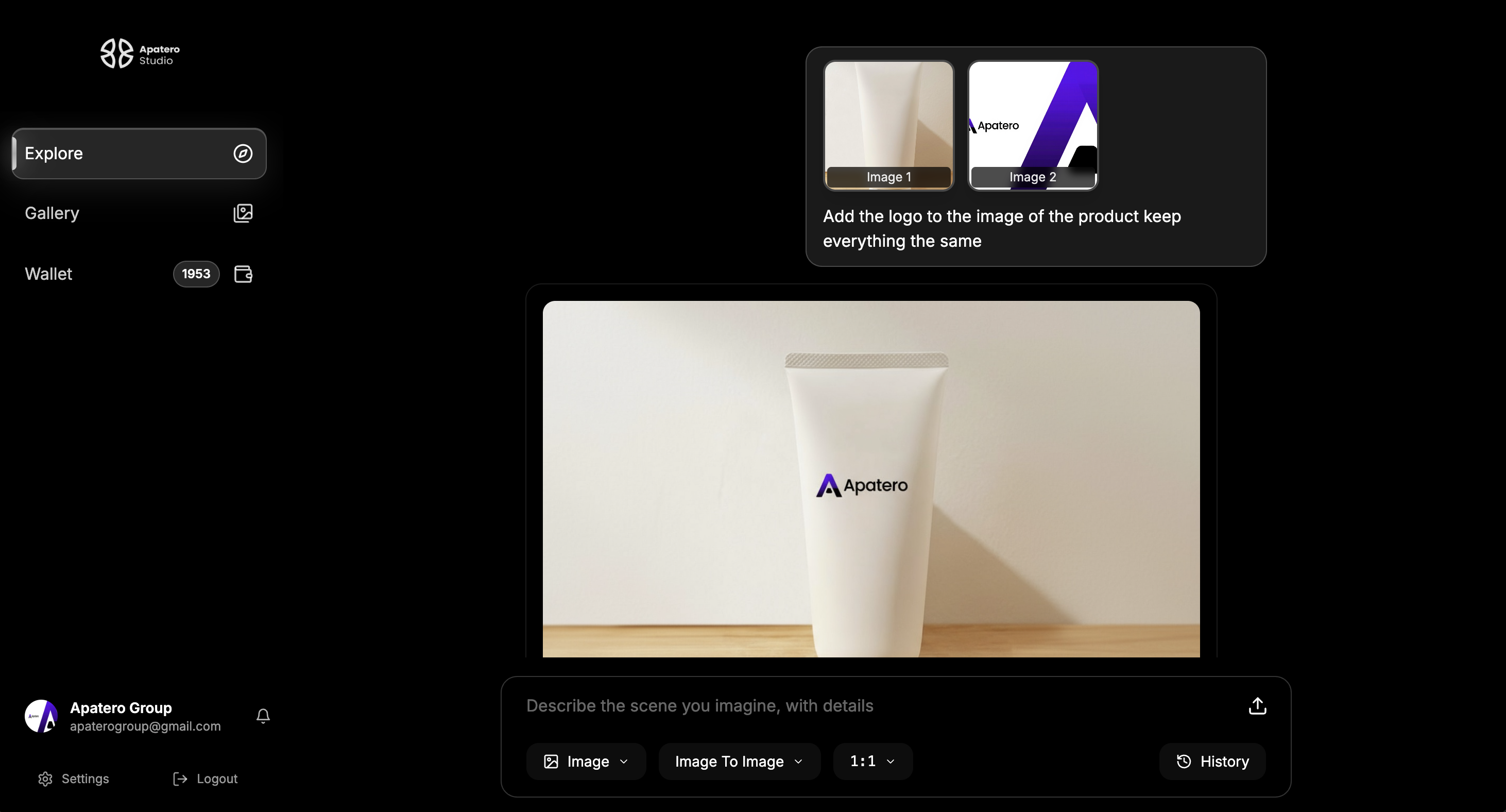 Apatero Studio screenshot 3